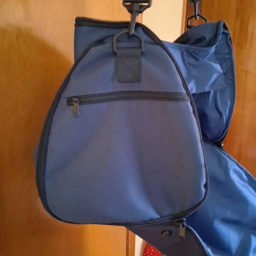 Halfday Travel Duffel Garment Bag 45L Travel Bag Marine Blue Navy W/Strap